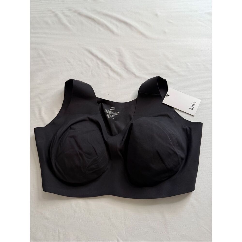 Knix Revolution Adjustable Wireless Pullover Bra Size XXXXL Black NWT